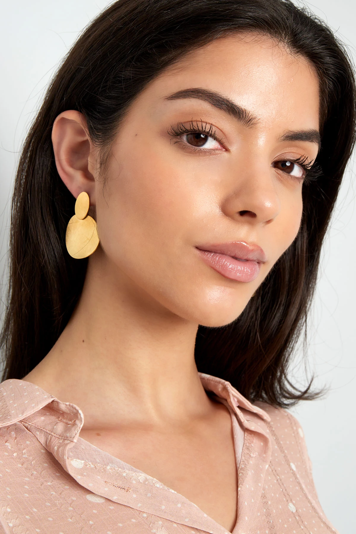 Hänge-Ohrringe Rund Hänge-Ohrringe Rund