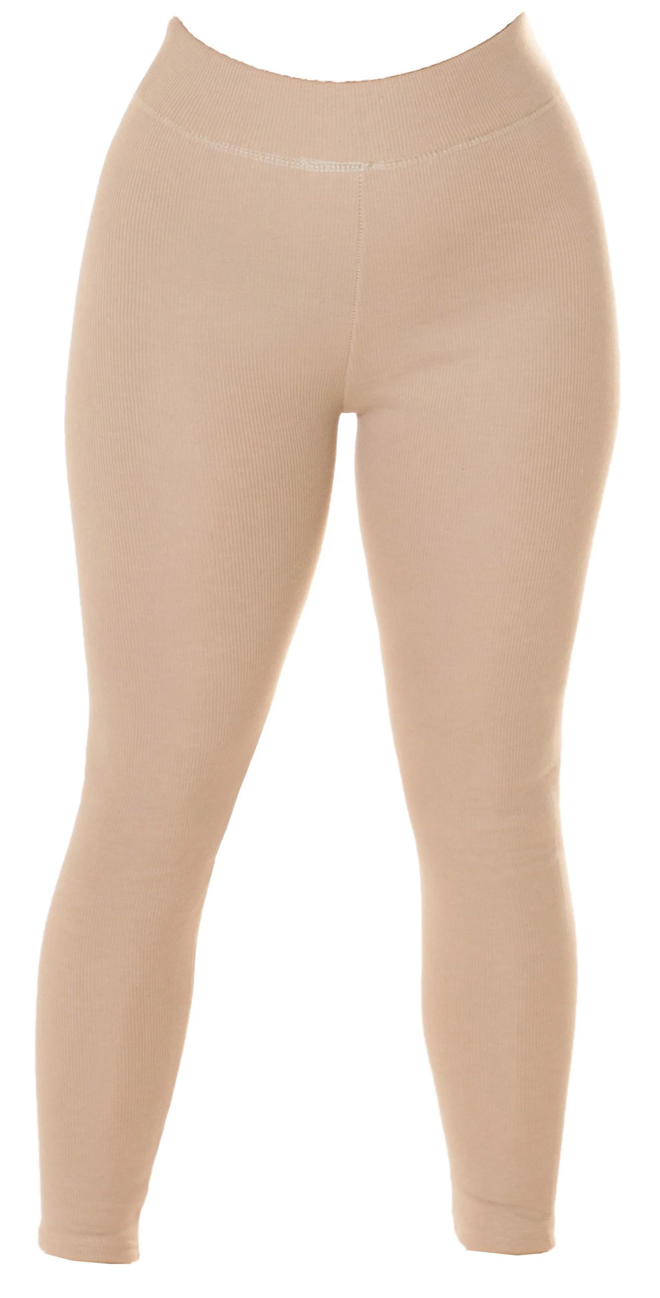 Sportliche Highwaist-Leggings aus gefüttertem Stretch-Material mit modernem geripptem Design und figurschmeichelnden Nähten Sportliche Highwaist-Leggings aus gefüttertem Stretch-Material mit modernem geripptem Design und figurschmeichelnden Nähten