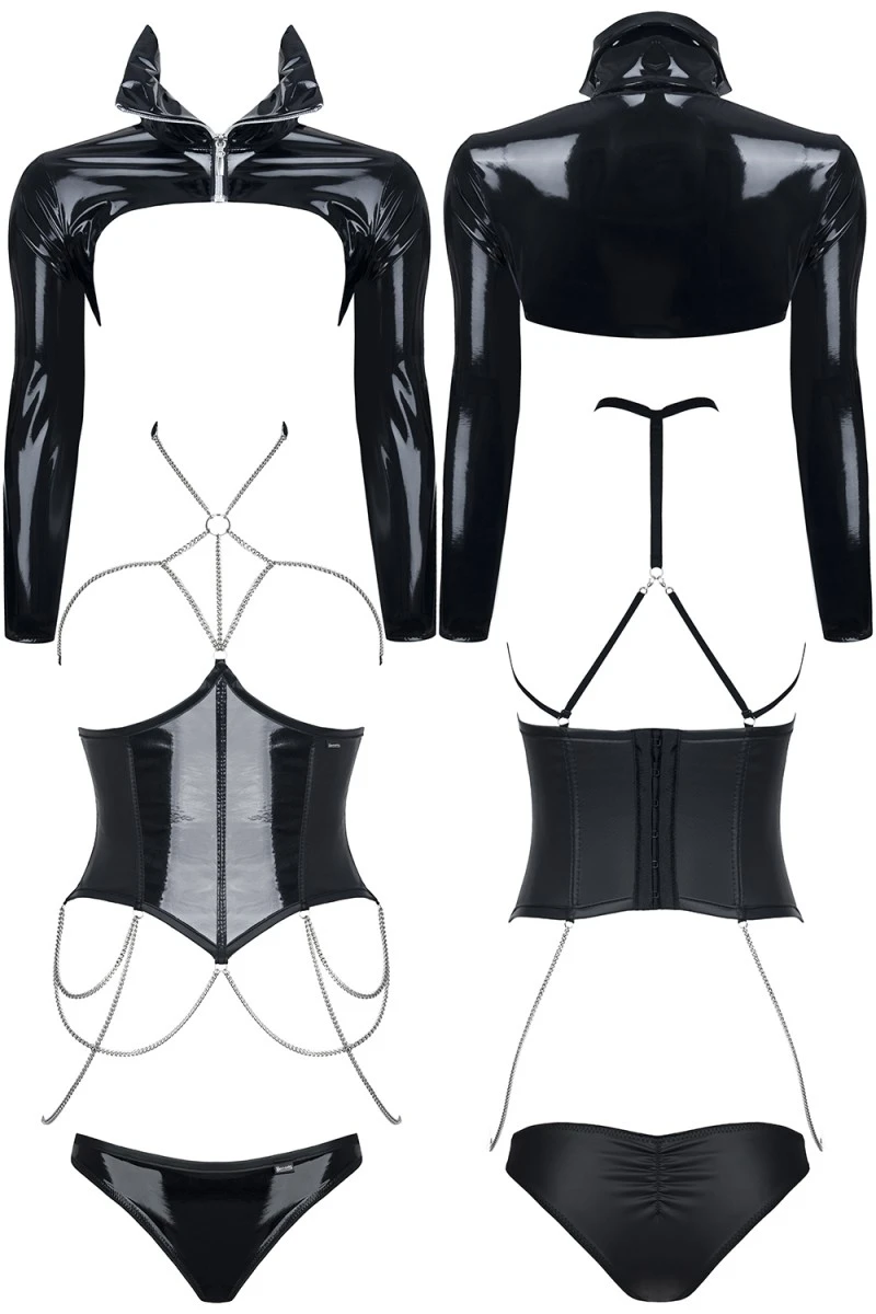 Wetlook Korsett ouvert