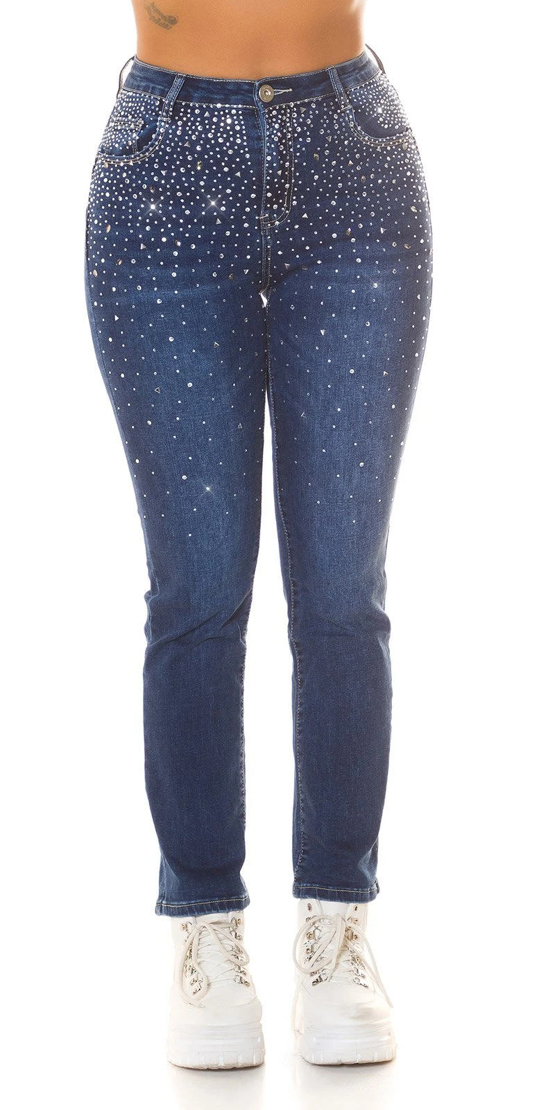 Stylische Bootcut Jeans mit funkelndem Glitzer vorne – Dein neues Highlight für angesagte Outfits! Stylische Bootcut Jeans mit funkelndem Glitzer vorne – Dein neues Highlight für angesagte Outfits!