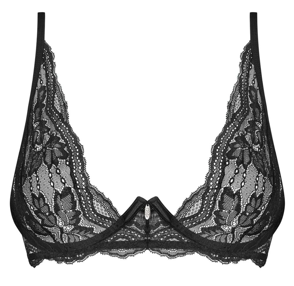 Schwarzer Bügel-BH Nutris von Obsessive: Verführerische Spitze und perfekte Passform für höchsten Tragekomfort! Schwarzer Bügel-BH Nutris von Obsessive: Verführerische Spitze und perfekte Passform für höchsten Tragekomfort!