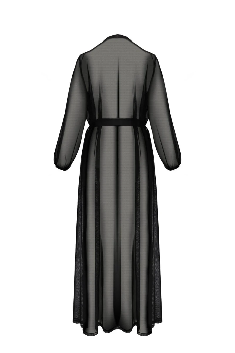 Langer Peignoir PA596660 transparent von Passion