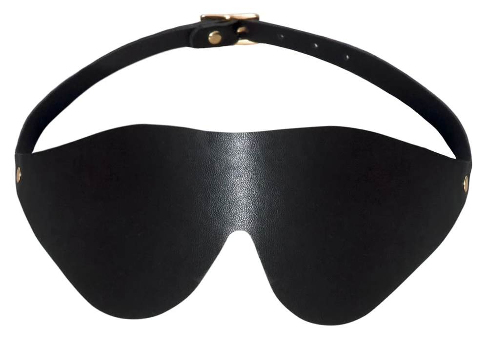 Bad Kitty 5-teiliges Fessel-Set aus Lederimitat mit goldfarbenen Details, verstellbaren Riemen, Hand- und Fußfesseln, Halsfessel und Leine