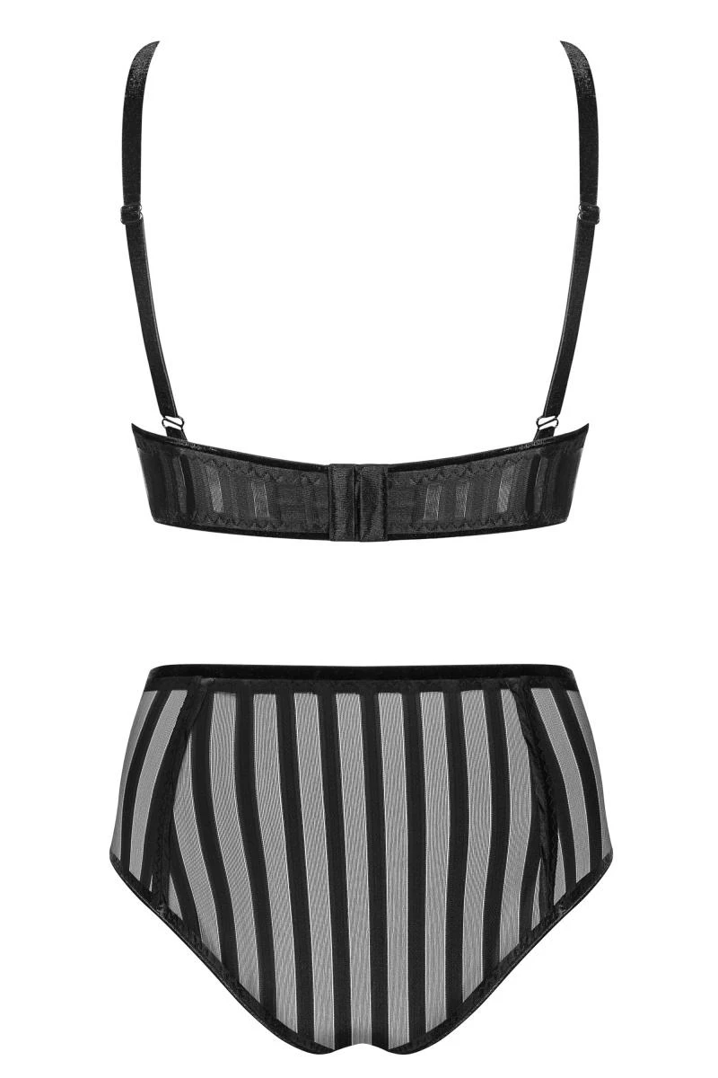 Set aus High Neck Bügel-BH und Panty
