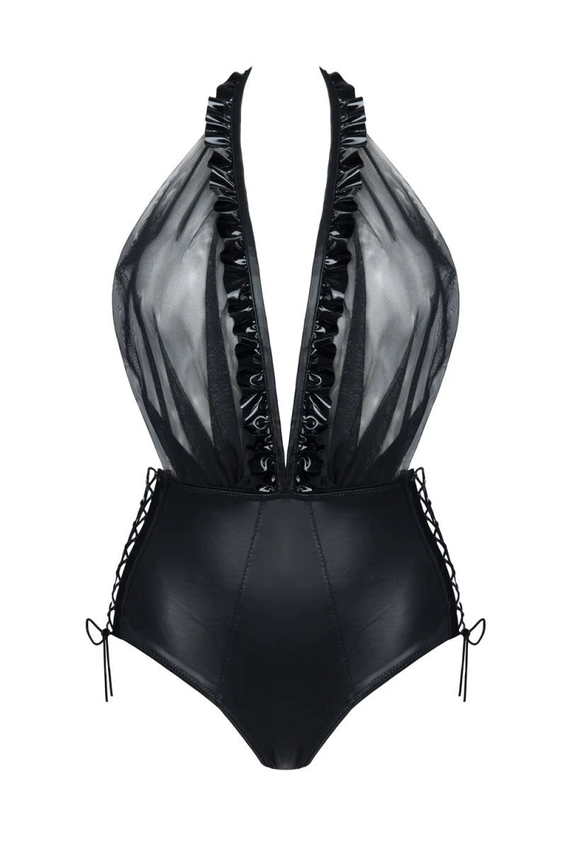 Aufregender Neckholder Body mit Tüll