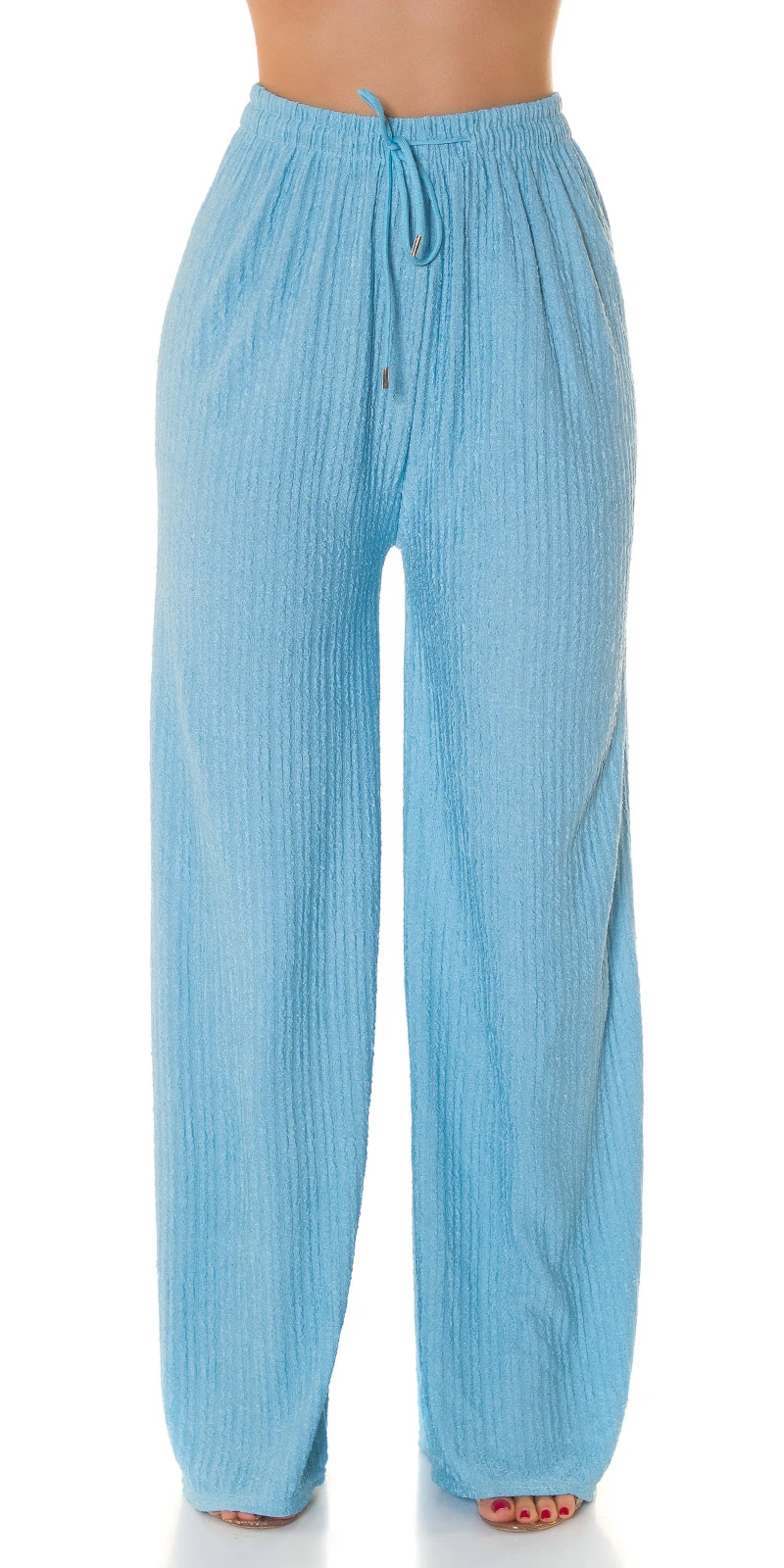 Uni High Waist Plissee Marlene Hose Lang Sommerhose mit weitem Bein Uni High Waist Plissee Marlene Hose Lang Sommerhose mit weitem Bein