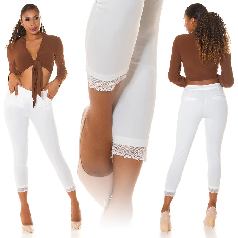 Casual Treggings mit Deko Spitze Casual Treggings mit Deko Spitze