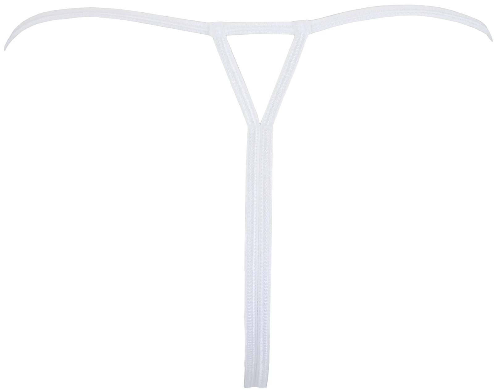 Axami ouvert weißer String mit weicher Spitze und Schleife Axami ouvert weißer String mit weicher Spitze und Schleife