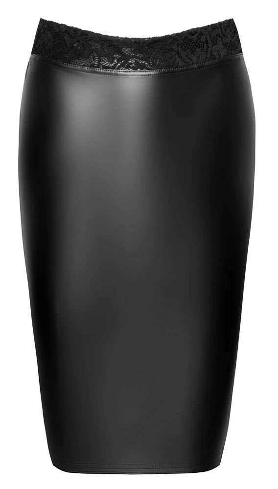 Rock mit Spitze hinten vonre Powerwetl edler Material-Mix von Noir Handmande