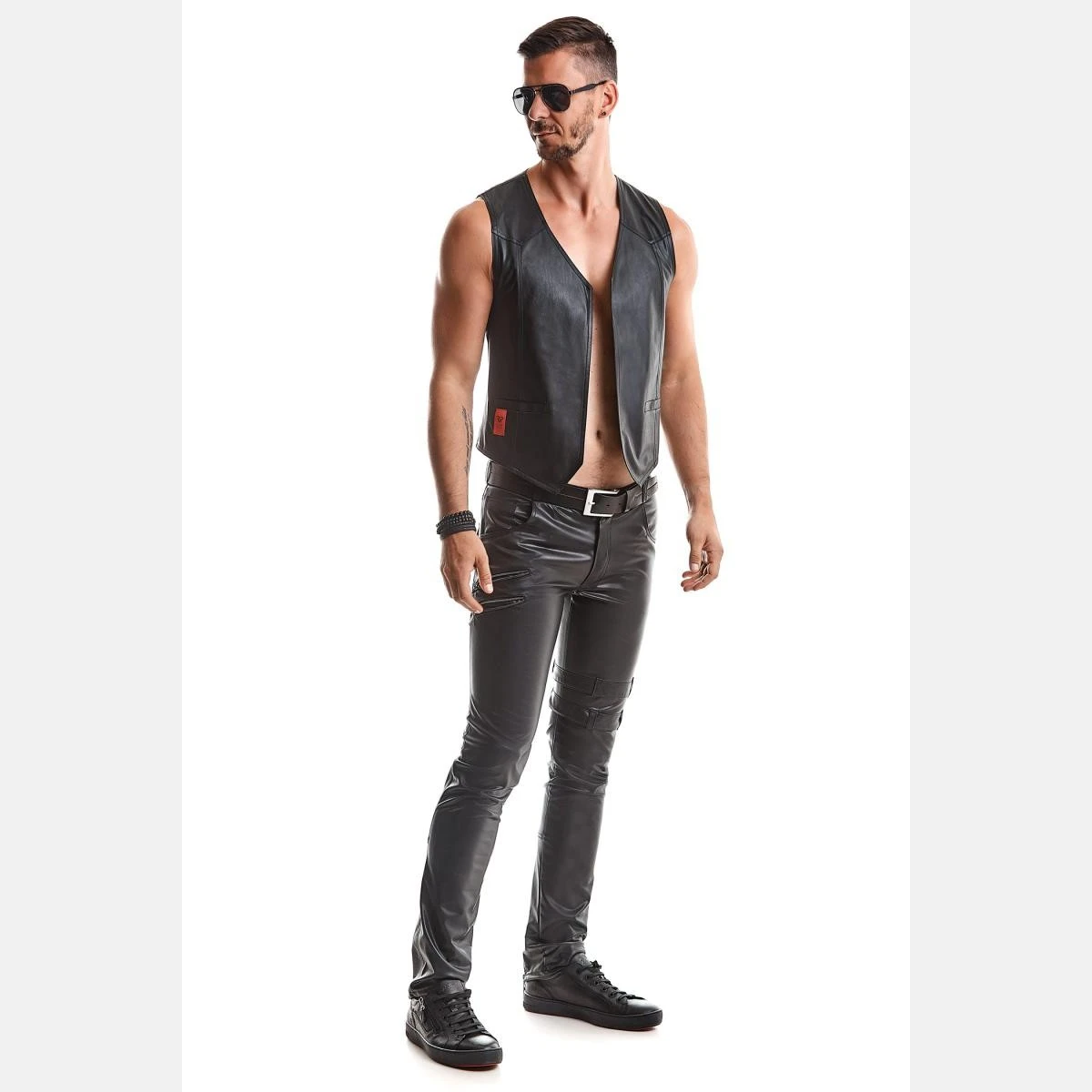 Herren Hose lang mit dekorativen Reißverschlüssen von Regnes Fetish Planet Herren Hose lang mit dekorativen Reißverschlüssen von Regnes Fetish Planet