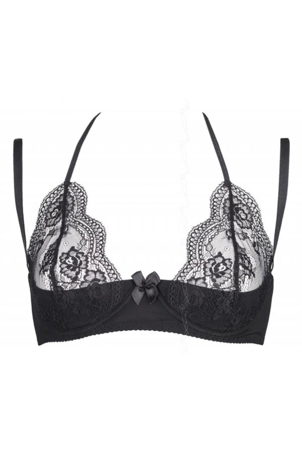 Axami Schwarzer Hebe-BH mit Neckholder Axami Schwarzer Hebe-BH mit Neckholder