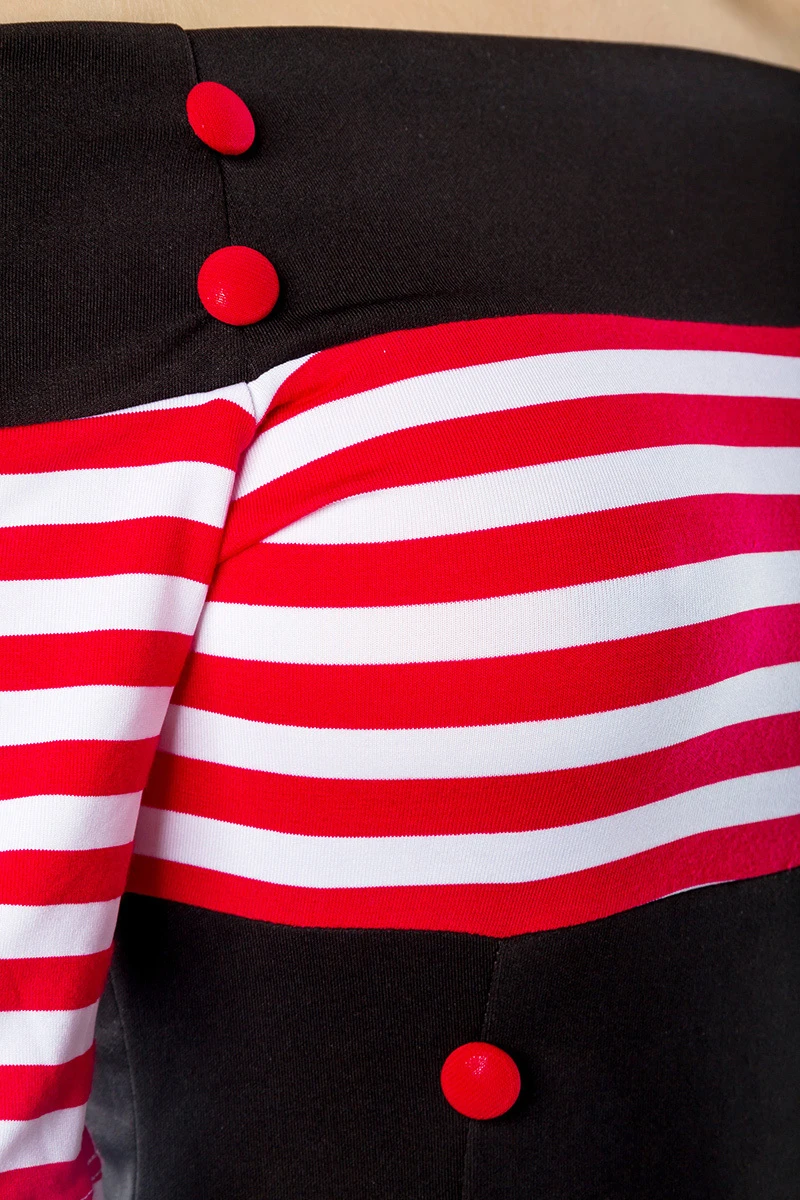 Reizendes Rockabilly Vintage-Kleid Reizendes Rockabilly Vintage-Kleid