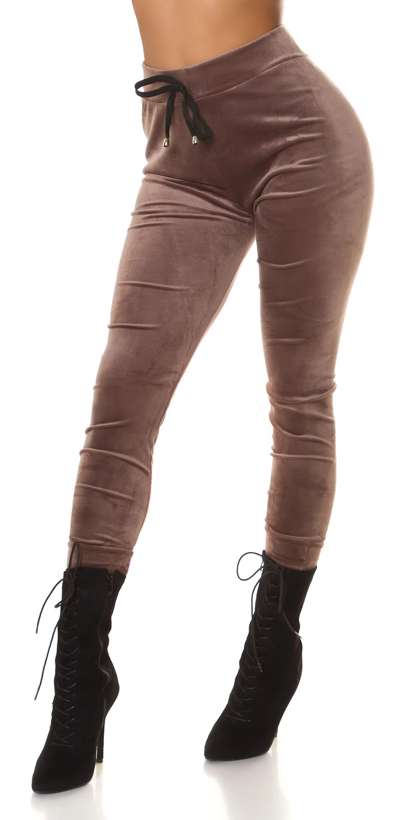 Sporty Samt Jogging High Waist Hose Sporty Samt Jogging High Waist Hose