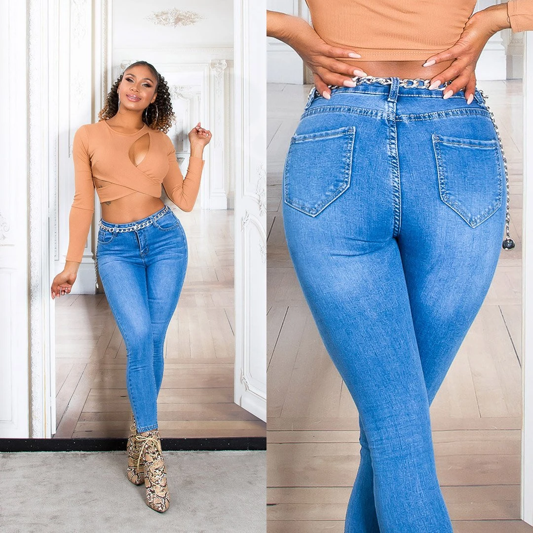 Klassiche High Waist Skinny Jeans