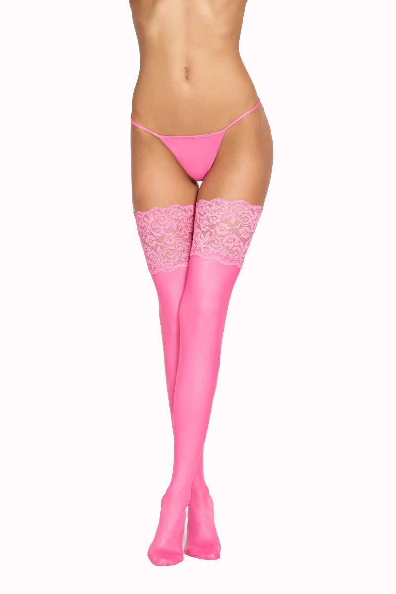 Halterlose Strümpfe pink Halterlose Strümpfe pink