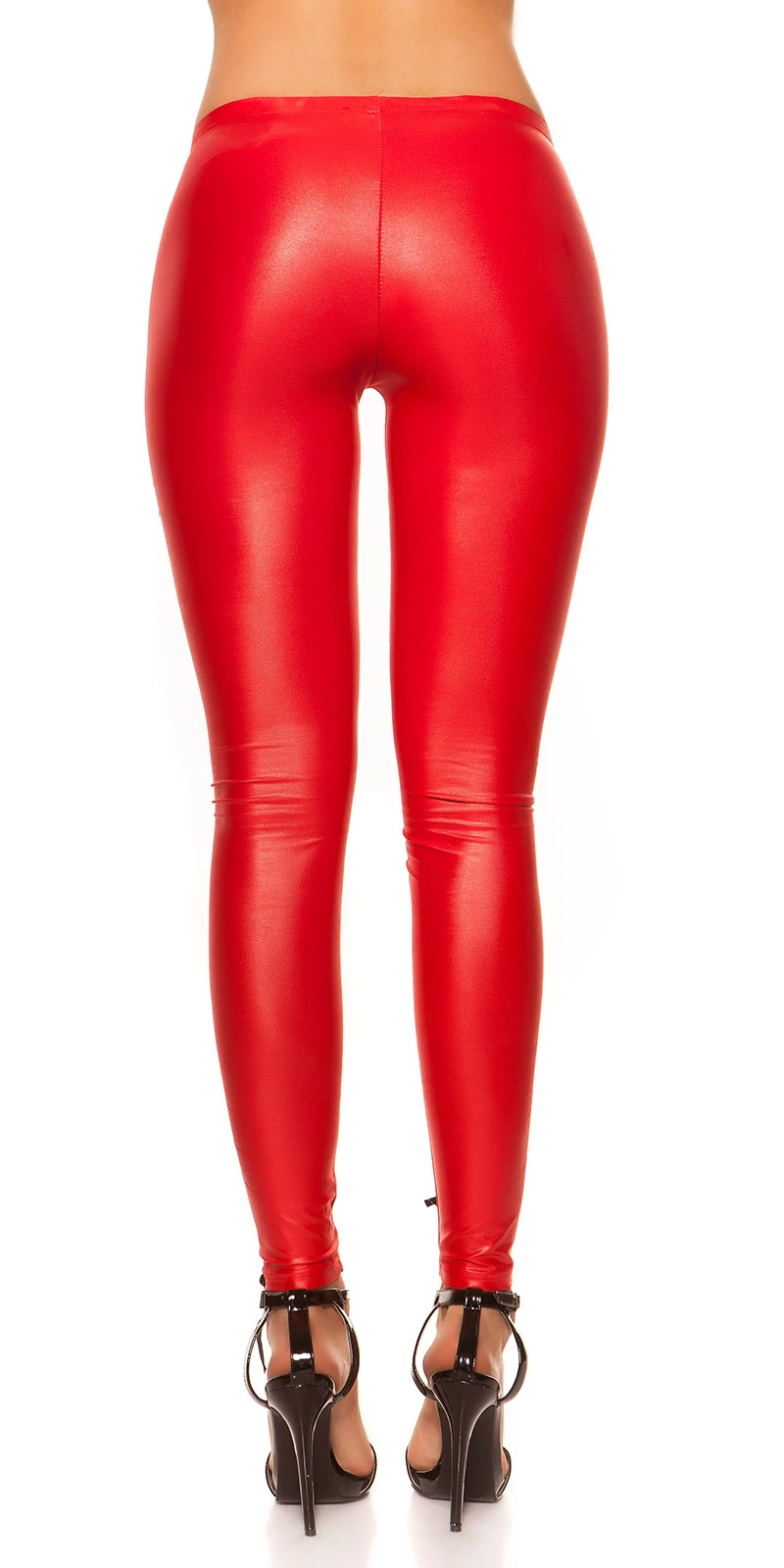 Extravagante Leggings mit Corsagen-Schnürung
