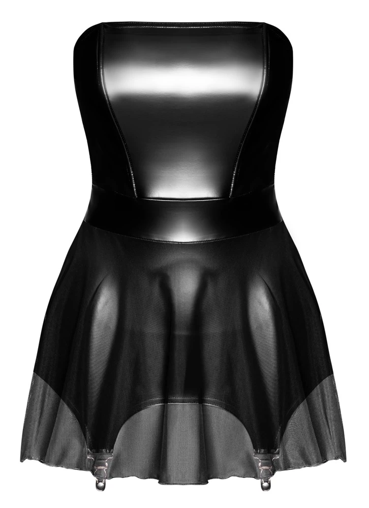 Noir Kleid Straps S