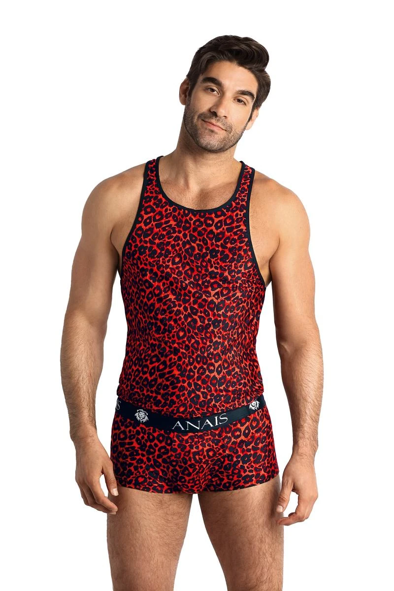 Herren Tank Top 053538 Tribal mit Animal Print von Anais for Men