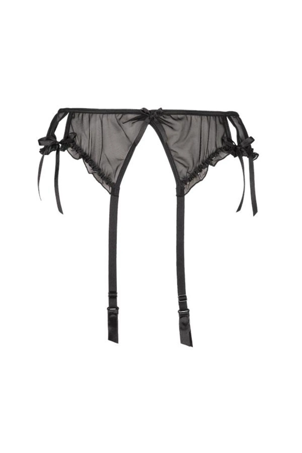 Axami Plus-Size Tüll Strumpfgürtel schwarz Axami Plus-Size Tüll Strumpfgürtel schwarz