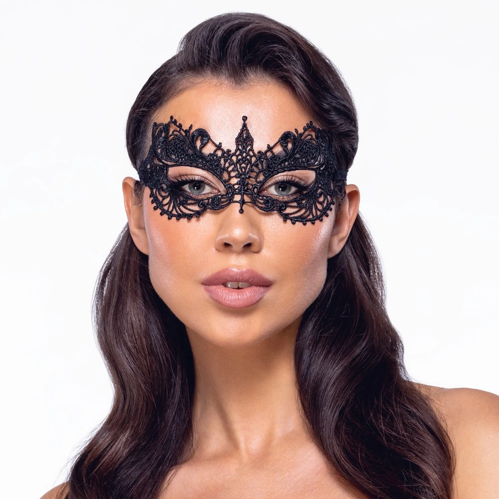 Cottelli ACCESSOIRES Augenmaske – filigrane Spitze, weiche Passform & geheimnisvoller Look für besondere Momente