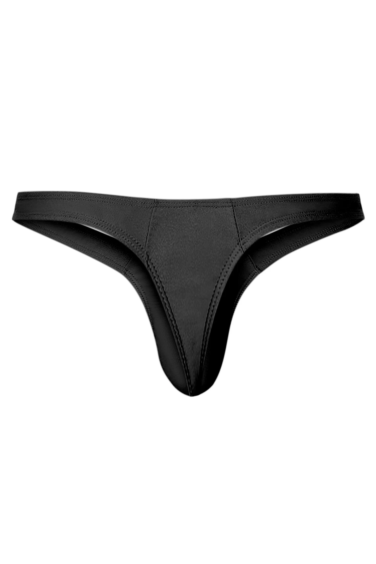 Schwarzer Brazilian Thong C4MSPX06, Weicher, dehnbarer Stoff mit perfekter Passform und geformtem Suspensorium für höchsten Komfort