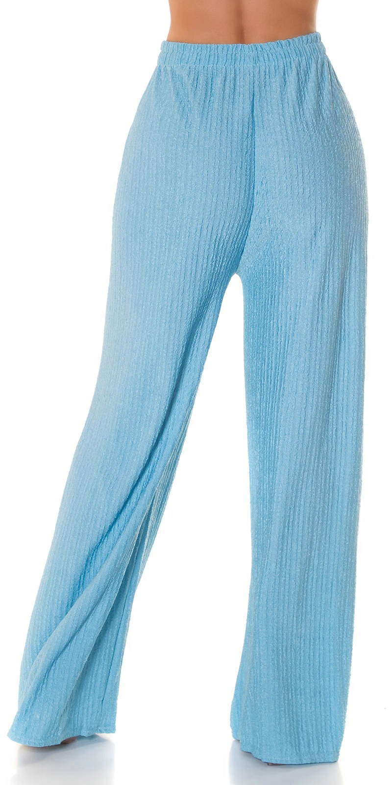 Uni High Waist Plissee Marlene Hose Lang Sommerhose mit weitem Bein Uni High Waist Plissee Marlene Hose Lang Sommerhose mit weitem Bein