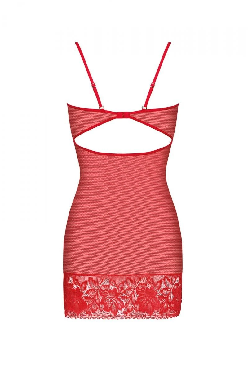 Rotes Spitzen-Negligee