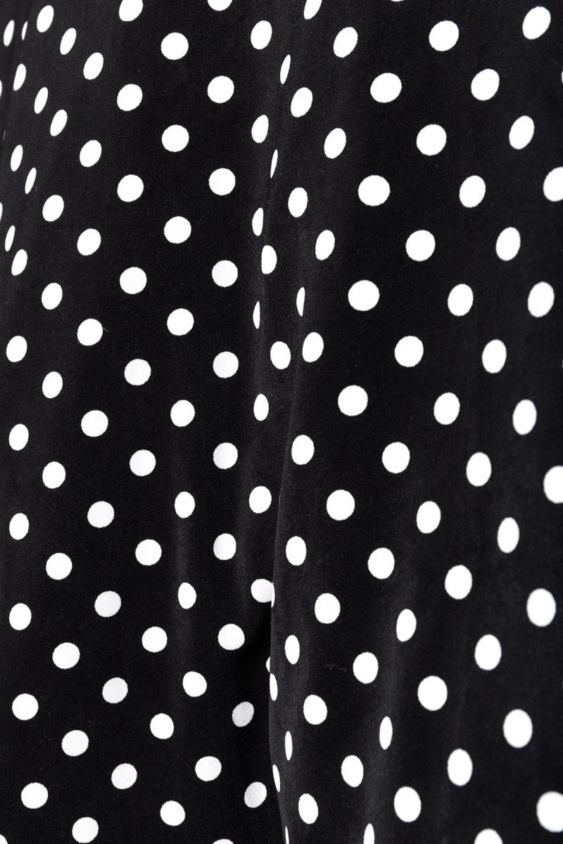 Swing-Kleid gepunktet mit Raffung Swing-Kleid gepunktet mit Raffung