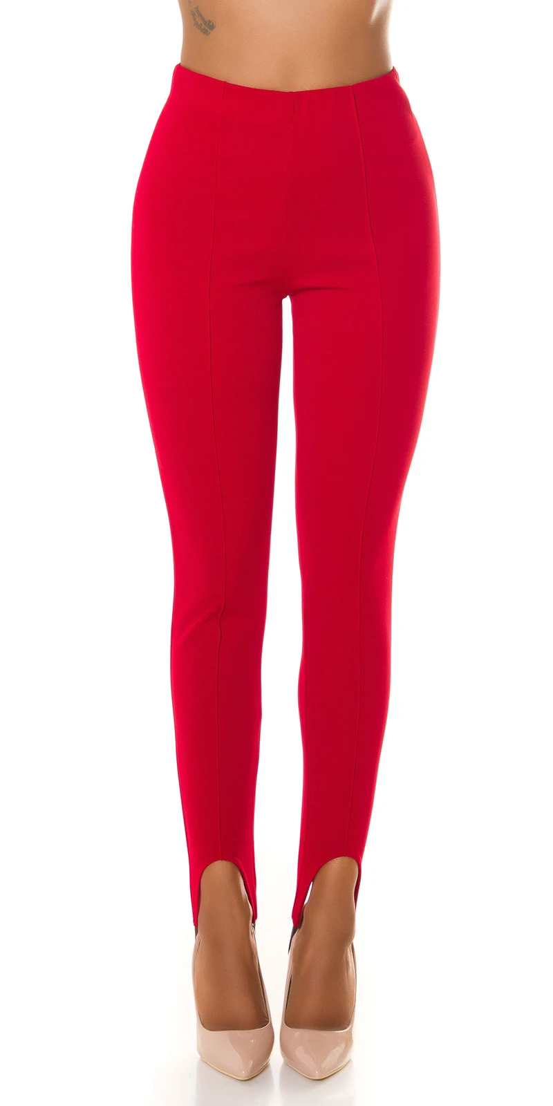 High Waist Hose Leggings mit Gummi-Steg High Waist Hose Leggings mit Gummi-Steg