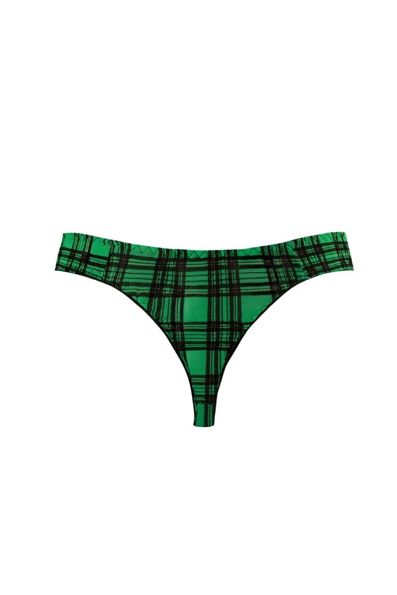 Herren String 052776 transparent mit Karo Muster von Anais for Men