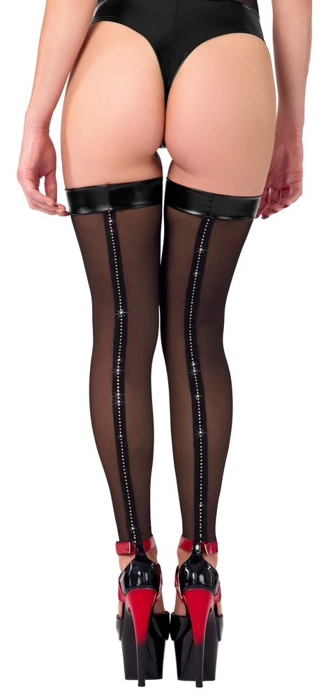 Noir Overknees S