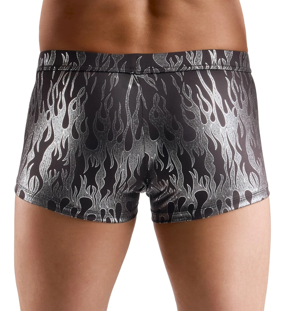 Betonende Pants Schwarz-Silber im Mystic-Metallic-Look von Svenjoyment – sexy glänzend, körpernah geschnitten und elastisch für maskuline Ausstrahlung Betonende Pants Schwarz-Silber im Mystic-Metallic-Look von Svenjoyment – sexy glänzend, körpernah geschnitten und elastisch für maskuline Ausstrahlung