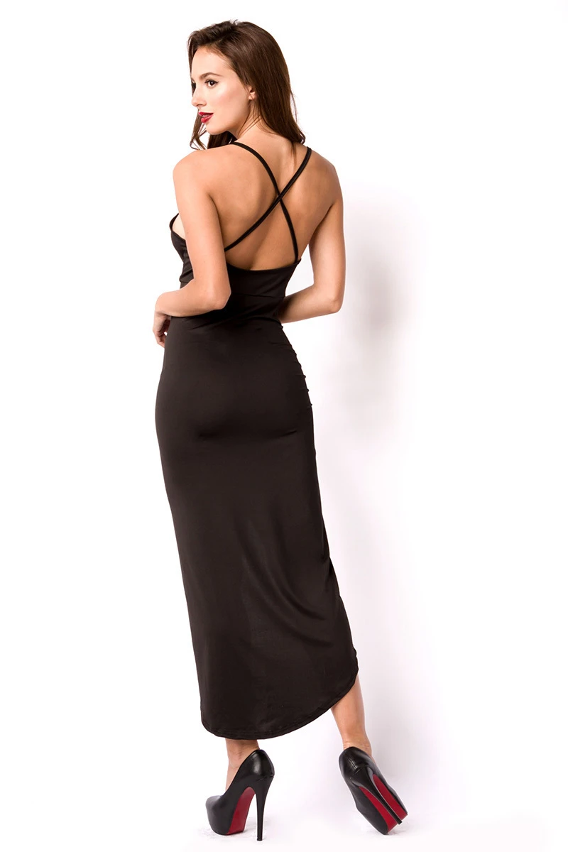 Luftiges Sommerkleid mit Spaghettiträgern