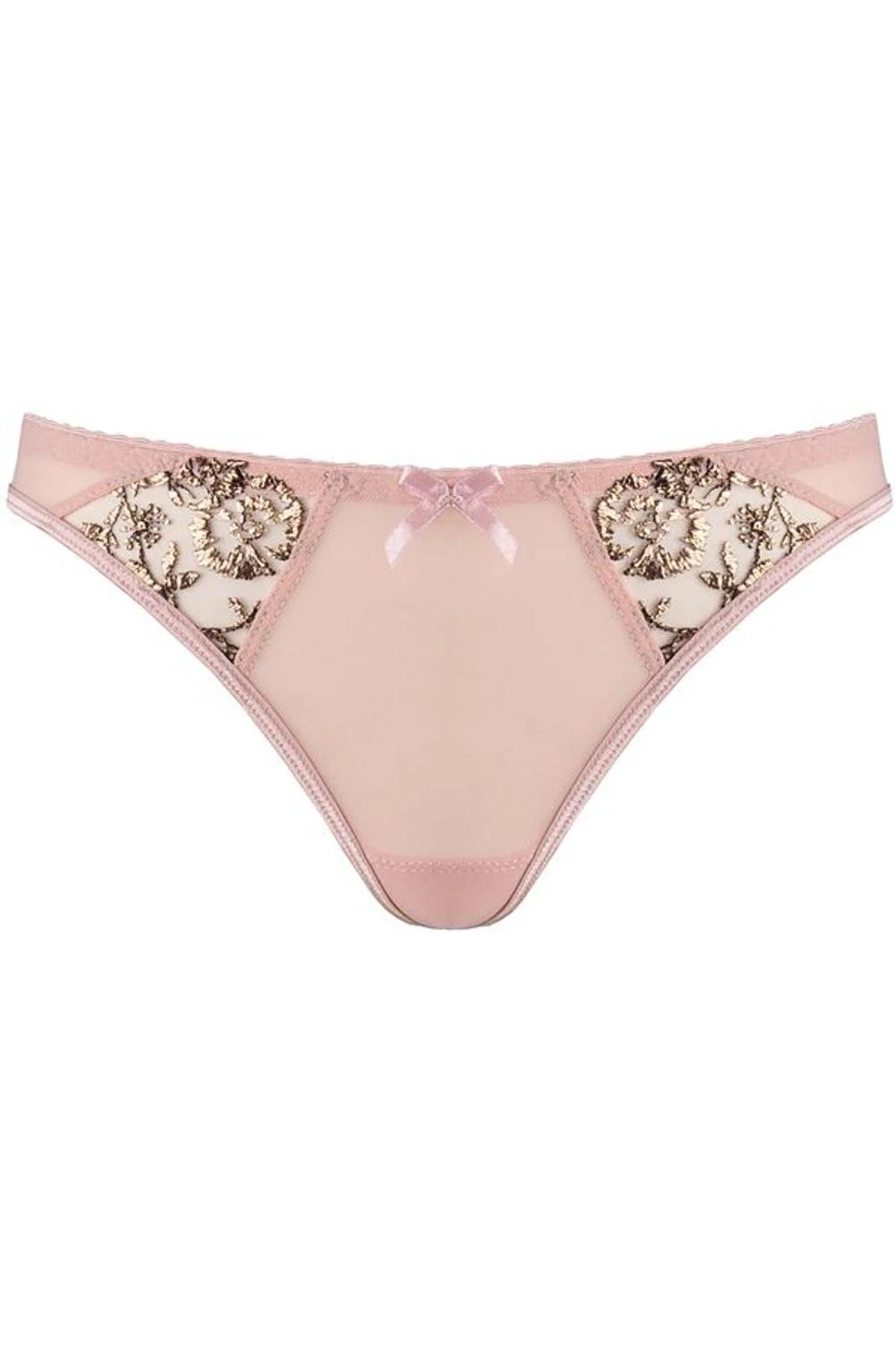 Axami zarter rosaner String mit goldener Verzierung Axami zarter rosaner String mit goldener Verzierung