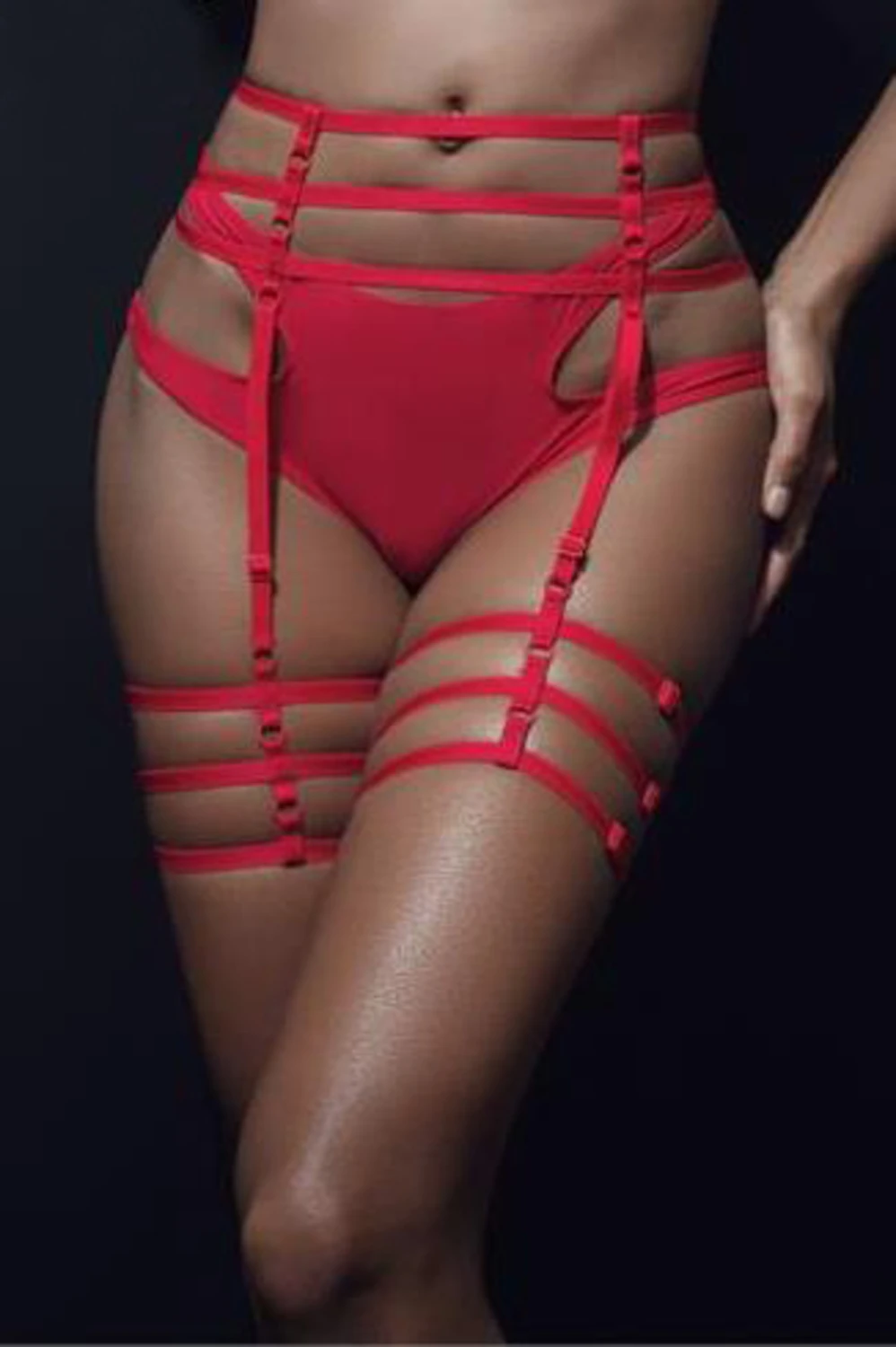 Axami Strumpfhalter Straps- Strumpfgürtel Dessous rot Axami Strumpfhalter Straps- Strumpfgürtel Dessous rot