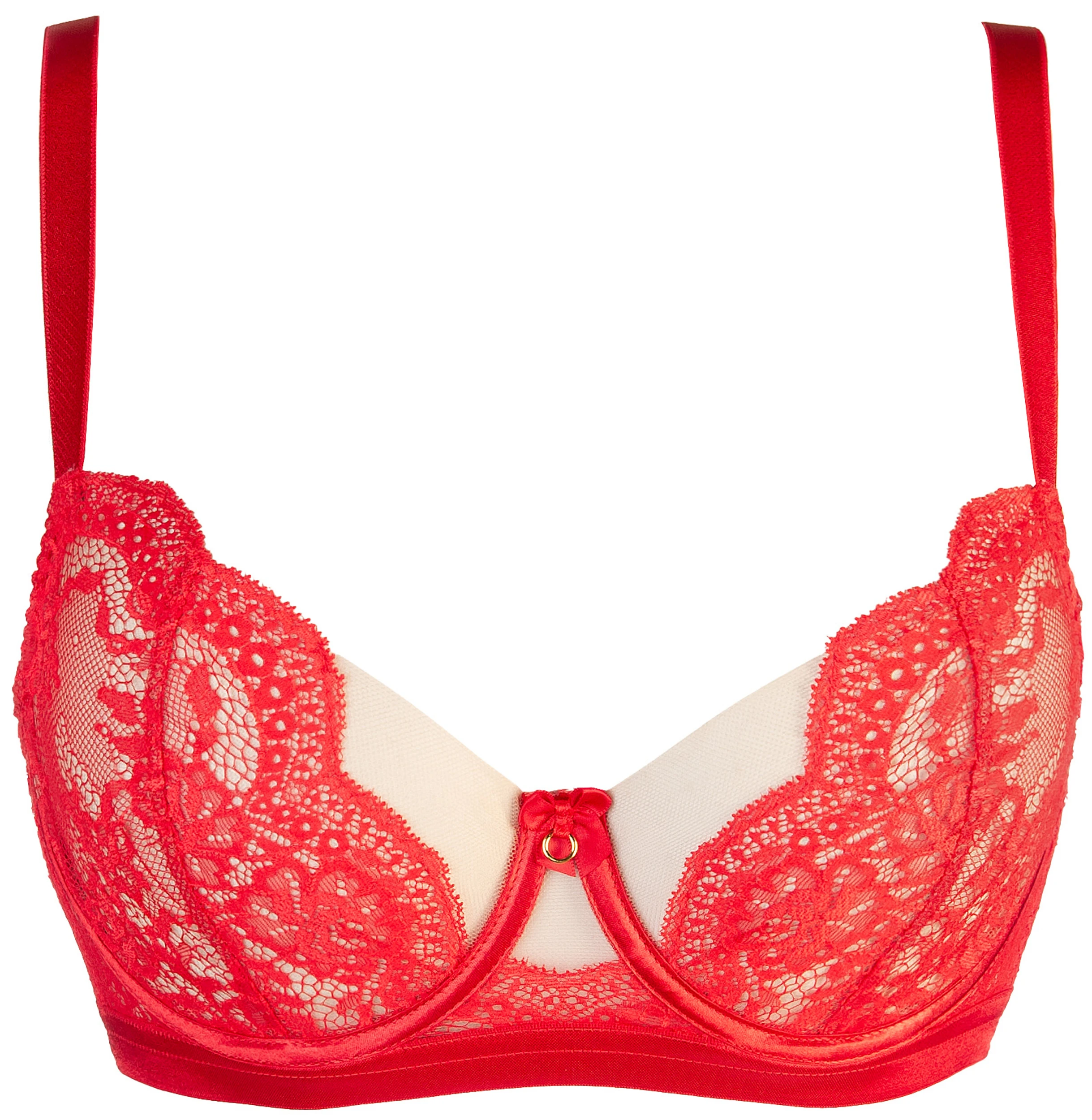 Axami Lingerie Bügel BH mit filigraner Spitze mit Blumenmotiv, transparentem Tüll Axami Lingerie Bügel BH mit filigraner Spitze mit Blumenmotiv, transparentem Tüll