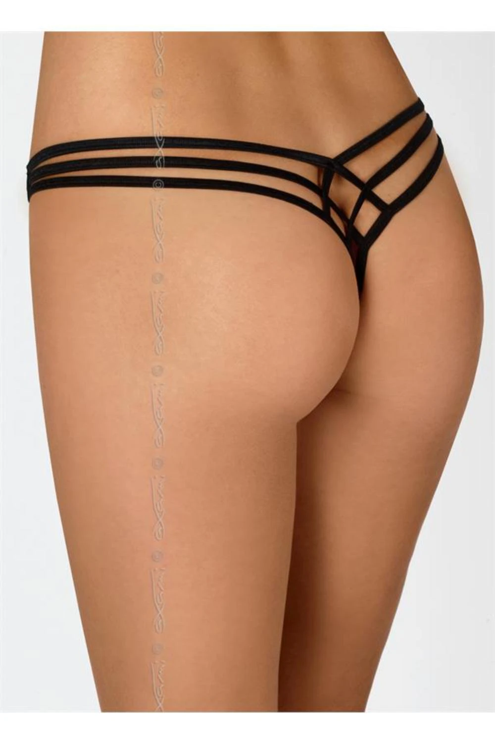 Axami String aus seidig glatte Mikrofaser mit elastischen Bändern