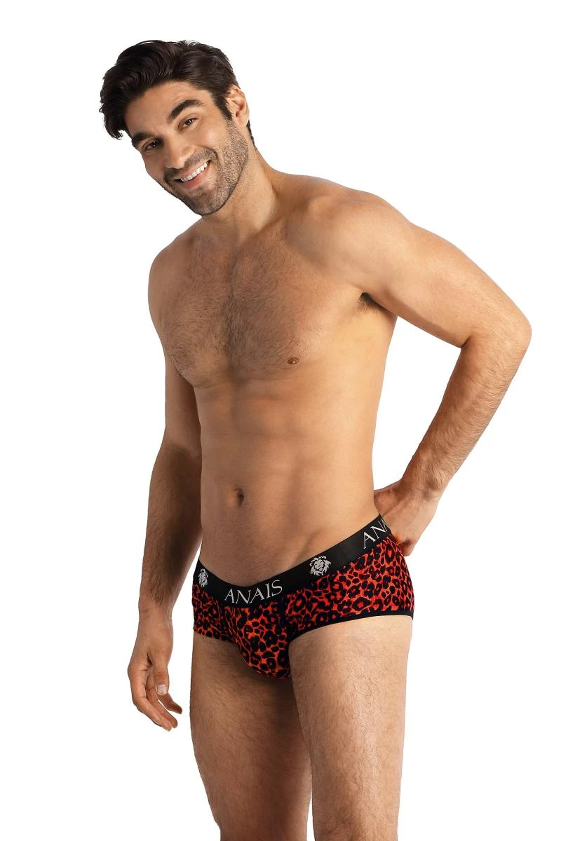 Herren Brief Shorts AM052673 Tribal mit Animal Print von Anais for Men