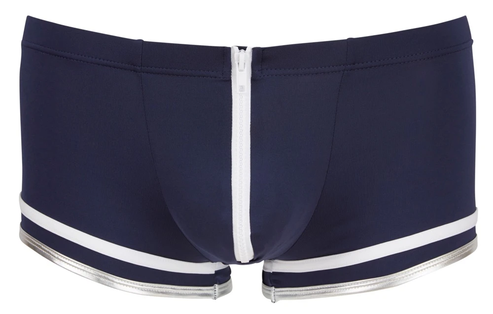 Weiche Mikrofaser-Pants im trendigen Matrosen-Look. Vorne mit extra breitem Reißverschluss.