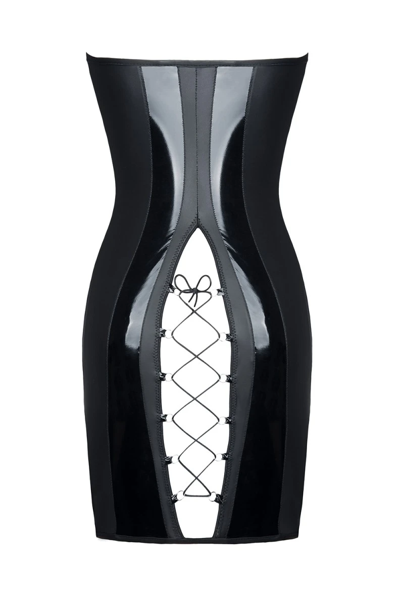 Extrem heisses Minikleid mit Schnür-Optik