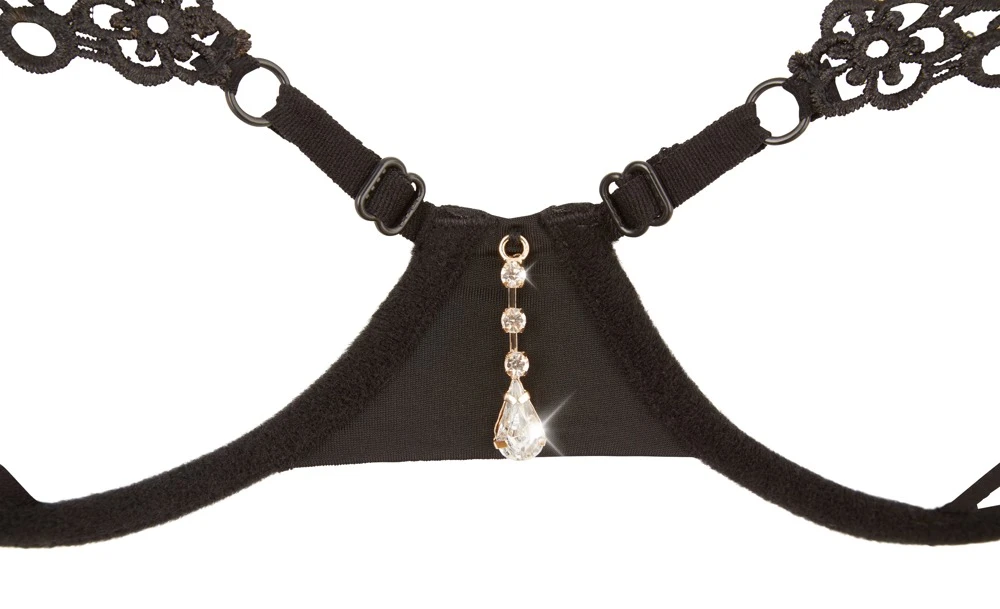 Cottelli LINGERIE BH Set mit edler Stickerei und Strassdetails