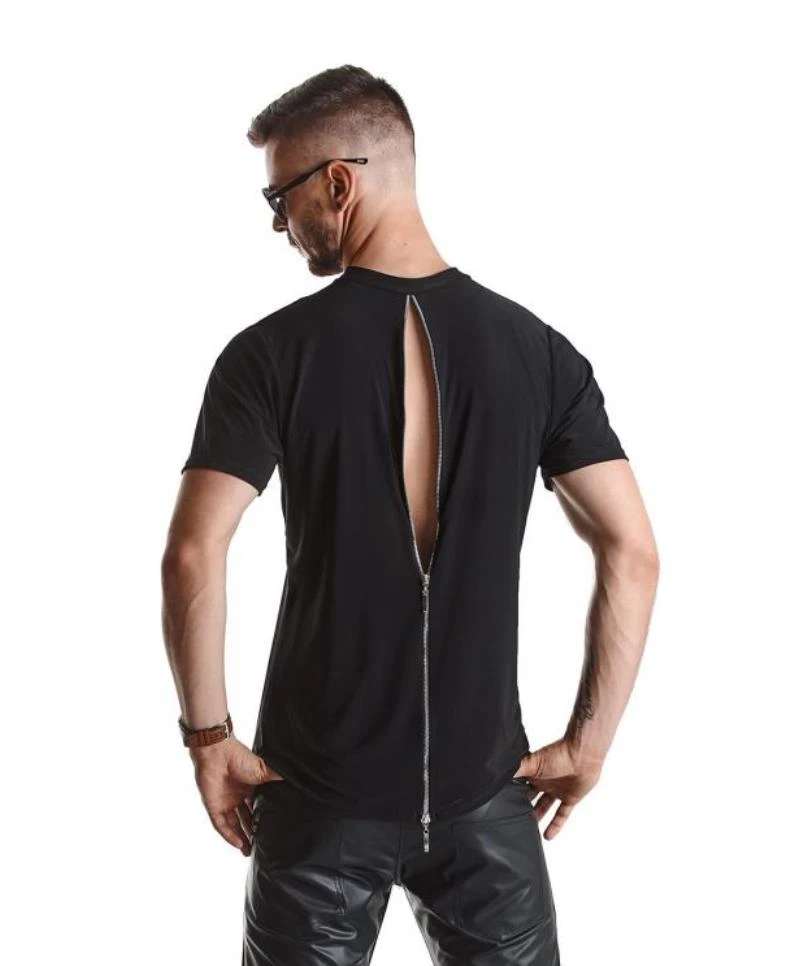 Herren T-Shirt mit Reißverschluss