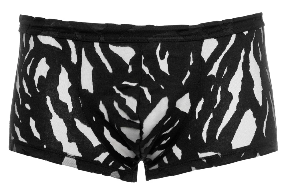 Betonende Pants in Ausbrenner-Optik schwarz transparent elastisch weich anschmiegsam stylisch mit hohem Tragekomfort von Svenjoyment