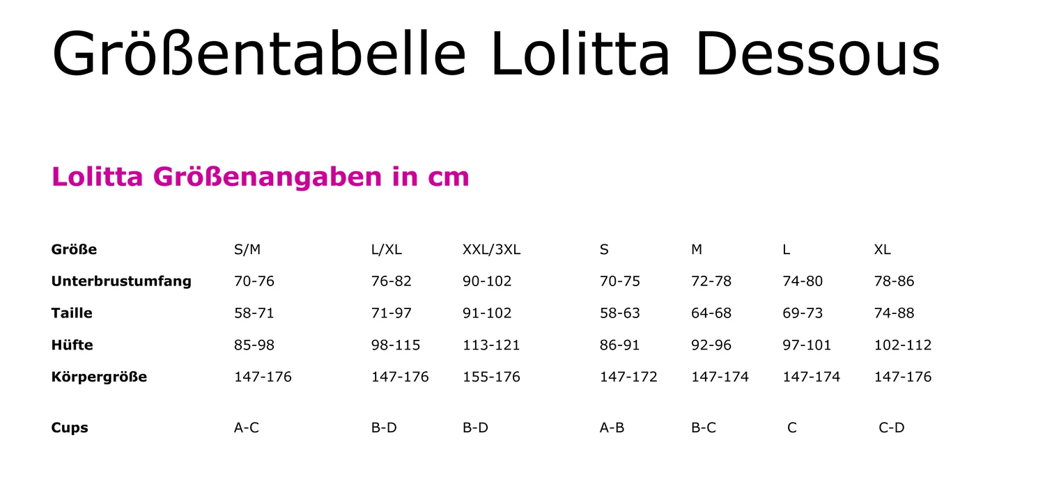 Strapsset mit Schnürung