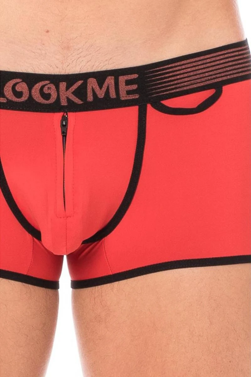 Herren Boxer Short in rot 2003-68 von Look Me