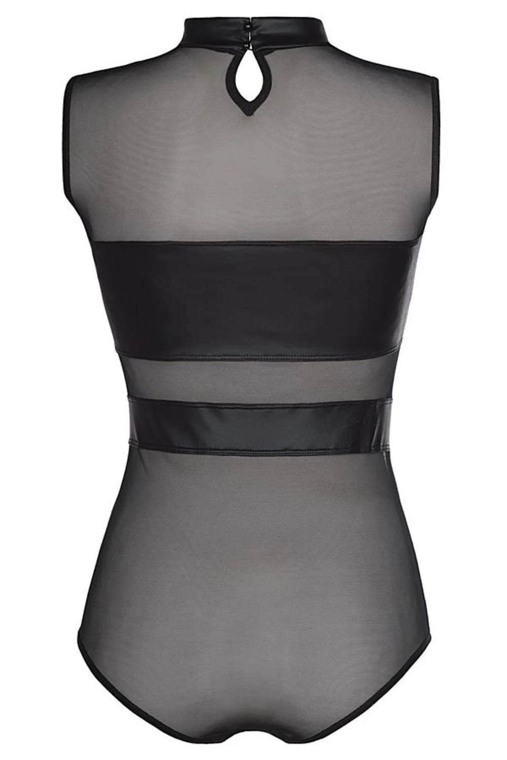 Axami Tüll-Body im Latex-Look