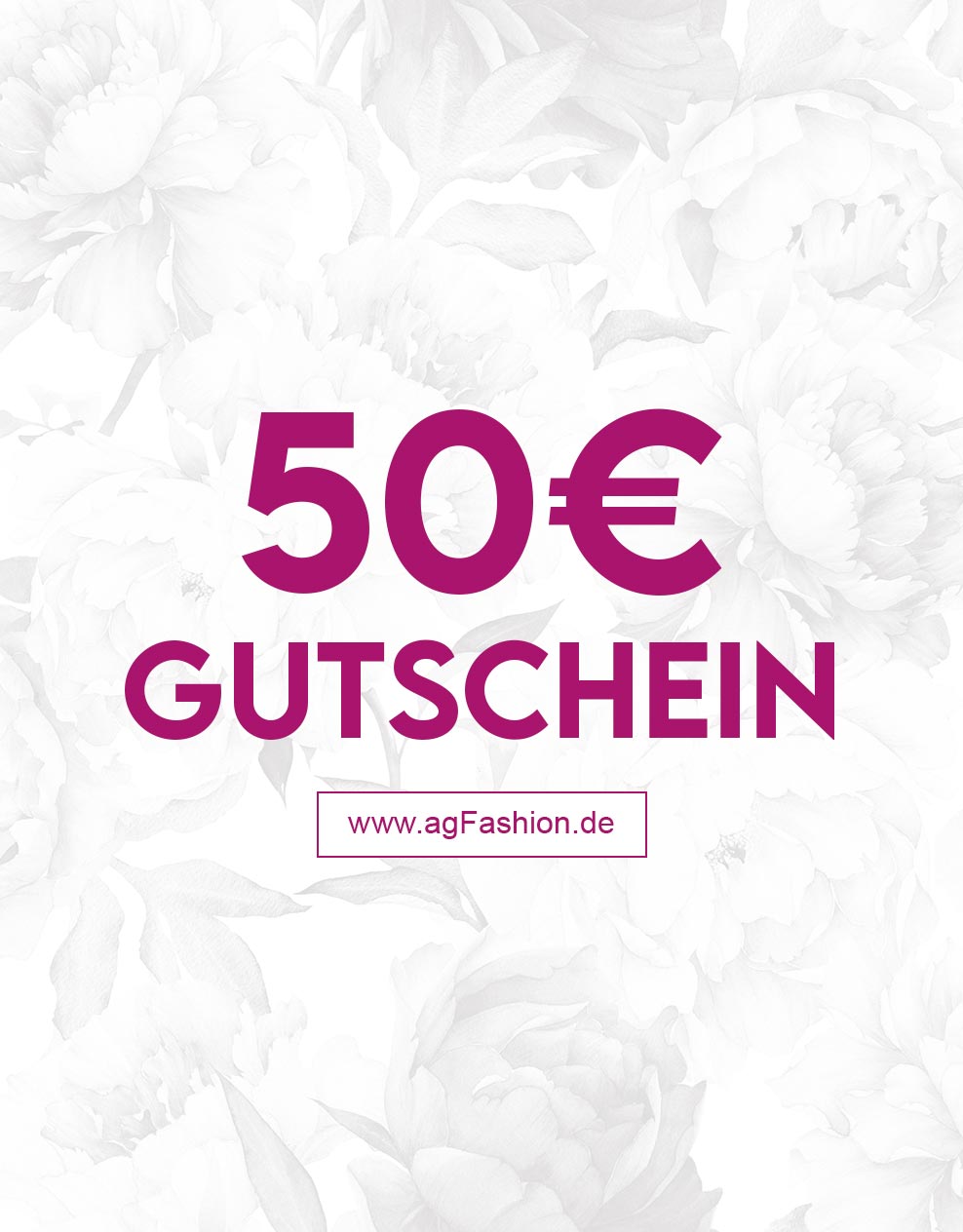 50,- Euro Geschenkgutschein