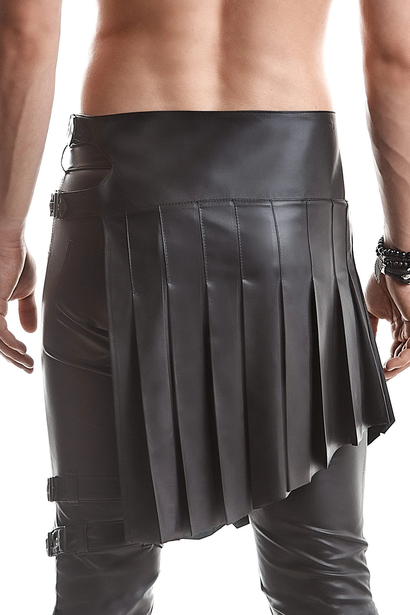Herren Rock Regnes Fetish Planet Rock Gladiator Looke schwarz Herren Rock Regnes Fetish Planet Rock Gladiator Looke schwarz