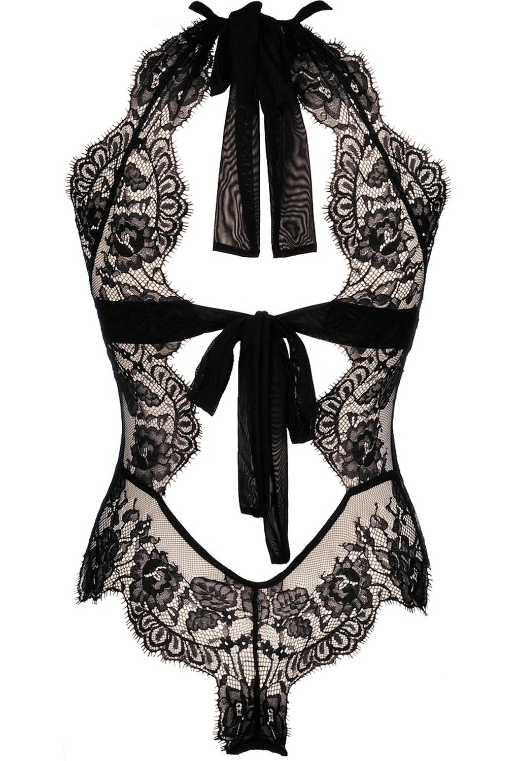 Axami edler Body aus feinster transparenter Spitze
