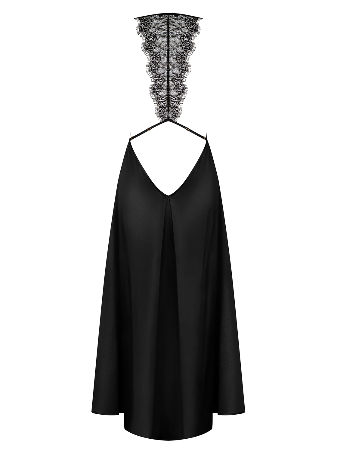 Dessous Negligee Kleid aus Satinmaterial von Obsessive